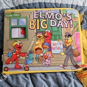 Sesame Street Elmo's Big Day Felt Story Book